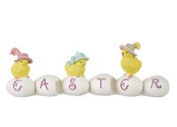 Easter Chicks on Eggs Sign